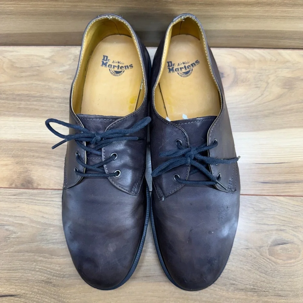Dr Martens 2 Eye Oxfords Mens 13 Brown Leather Business Casual 1461 Preppy